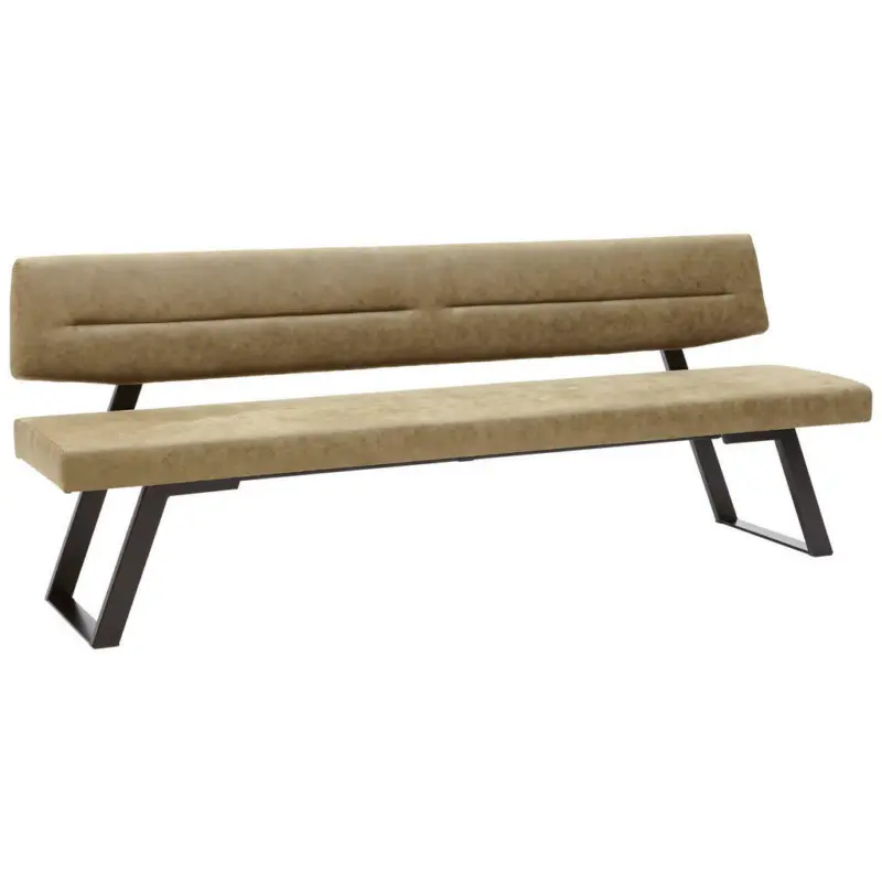 Sitzbank 130/85/58 cm in Schwarz, Olivgrün