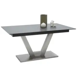 Esstisch in Metall, Glas, Keramik 180-240/100/77 cm