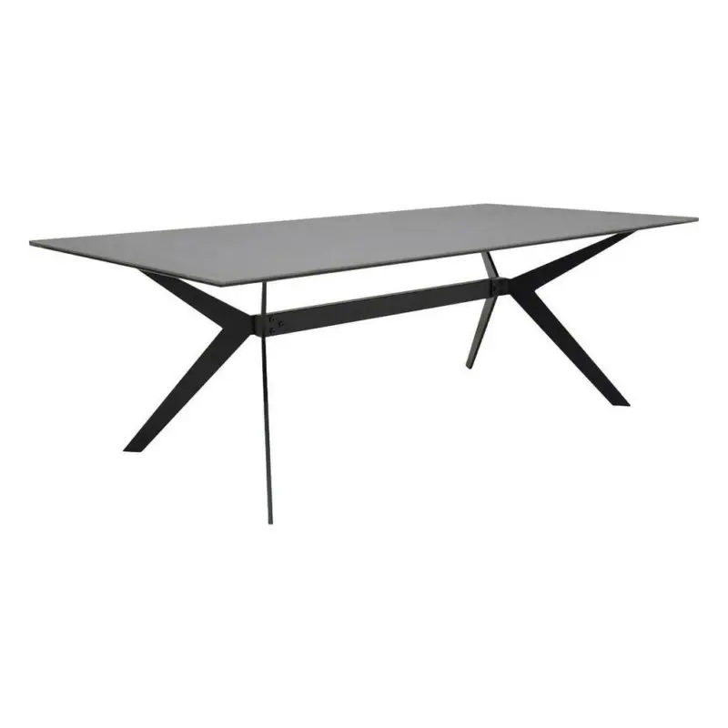 Couchtisch in Metall, Glas 115/60/40 cm