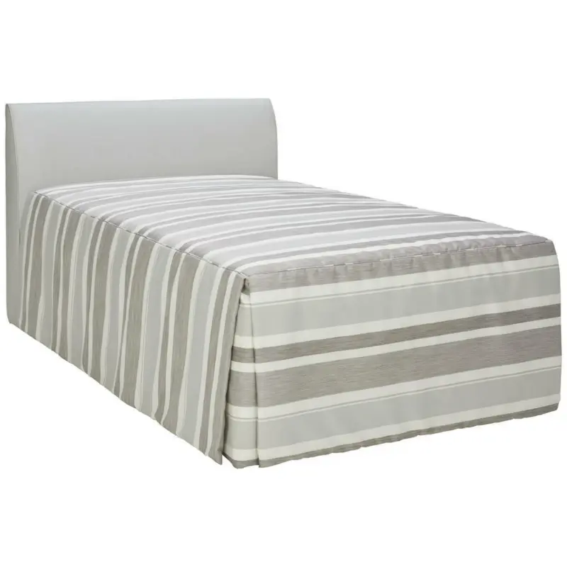 Polsterbett 100/200 cm in Grau