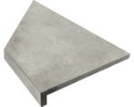 Hornbach FLAIRSTONE Poolumrandung Beckenrandstein Innen-Eckstück 90° betongrau 60 x 30 x 5 cm (Set = 2 Stk)