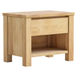 Nachtkästchen in massiv Wildeiche Eichefarben