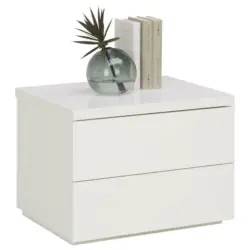 Nachtkästchen in Weiß