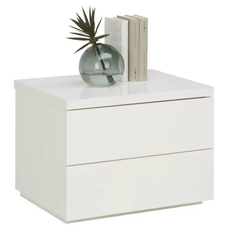 Nachtkästchen in Weiß