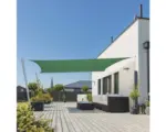 Hornbach Sonnensegel Capri Rechteck 4x5m grün