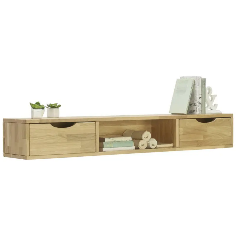 Schreibtischaufsatz 140/25/20 cm in Eichefarben