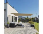 Hornbach Sonnensegel Cannes Rechteck 4x5m beige