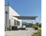 Hornbach Sonnensegel Cannes Rechteck 4x5m anthrazit