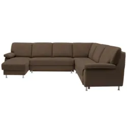 Wohnlandschaft in Braun