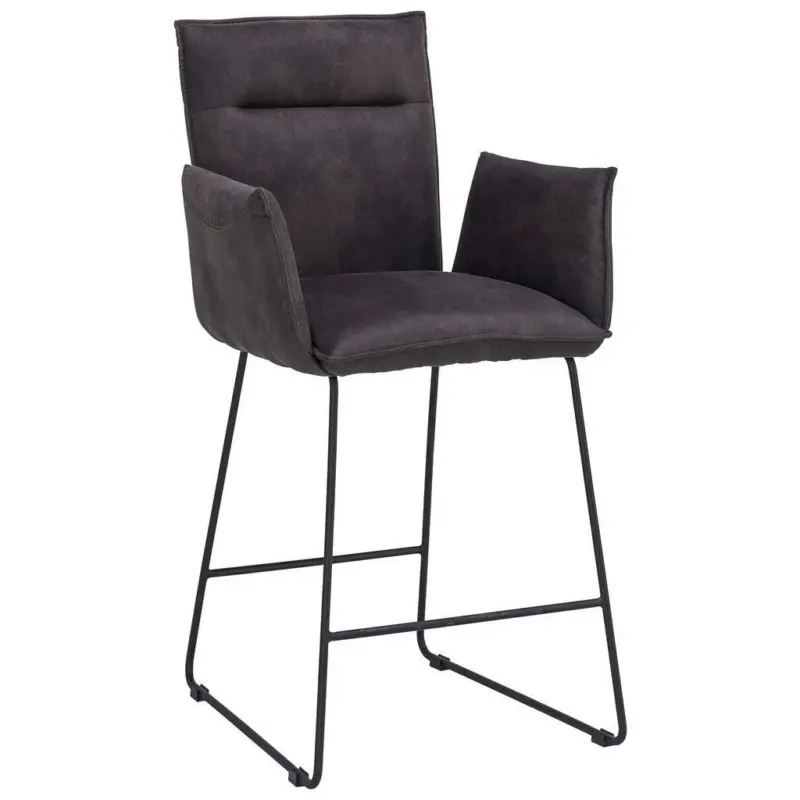 Tresensessel in Anthrazit, Schwarz