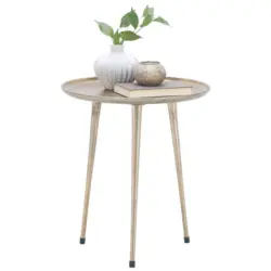 Beistelltisch in Metall 49/49/56 cm