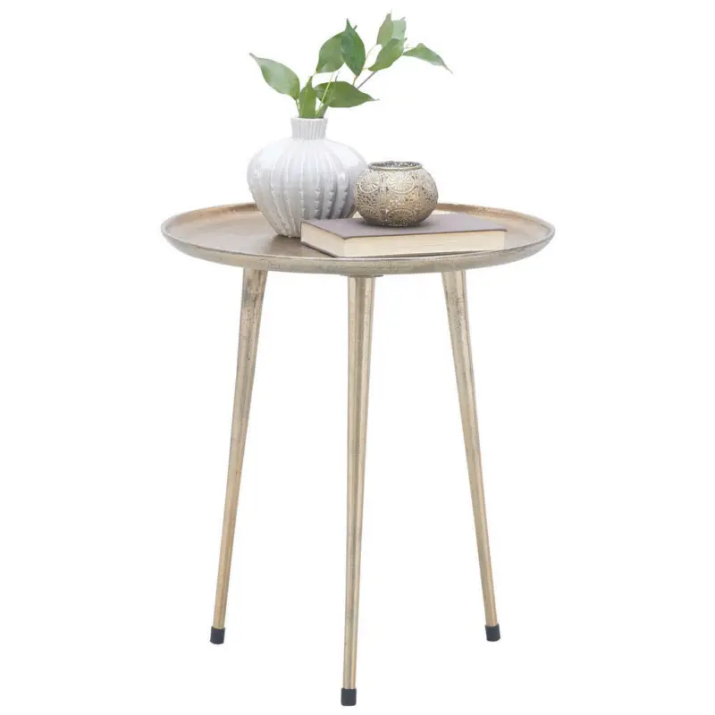 Beistelltisch in Metall 49/49/56 cm