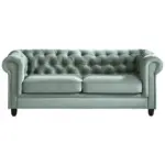 XXXLutz Lauterach - Ihr Möbelhaus bei Bregenz Chesterfield-Sofa in Chenille Mintgrün