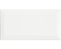Steinzeug Wandfliese Metro 10,0x20,0 cm weiß glänzend
