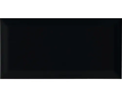 Steinzeug Wandfliese Metro 10,0x20,0 cm schwarz glänzend