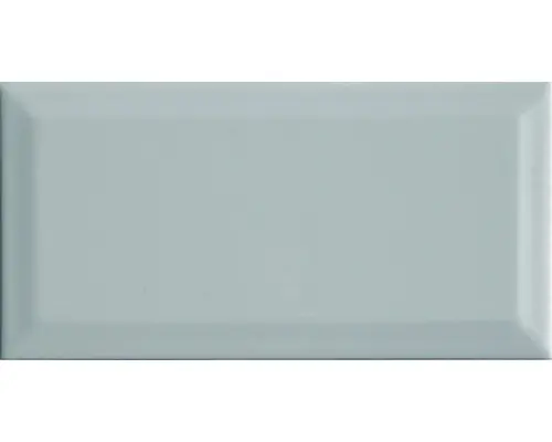 Steinzeug Wandfliese Metro 10,0x20,0 cm grau glänzend