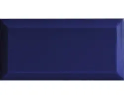 Steinzeug Wandfliese Metro 10x20 cm blau glänzend