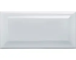 Steinzeug Wandfliese Metro 7,5x15 cm hellgrau glänzend