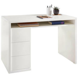 Schreibtisch 110/60/75 cm in Weiß
