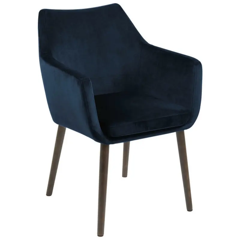 Armlehnstuhl in Samt