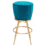 XXXLutz Lauterach - Ihr Möbelhaus bei Bregenz Barhocker in Metall, Textil Goldfarben, Petrol