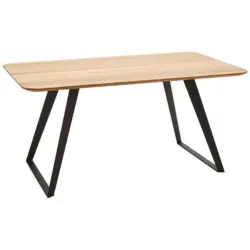 Esstisch in Holz, Metall 160/90/76 cm