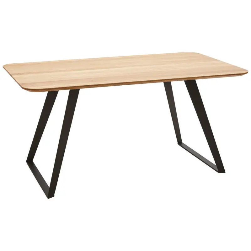 Esstisch in Holz, Metall 160/90/76 cm