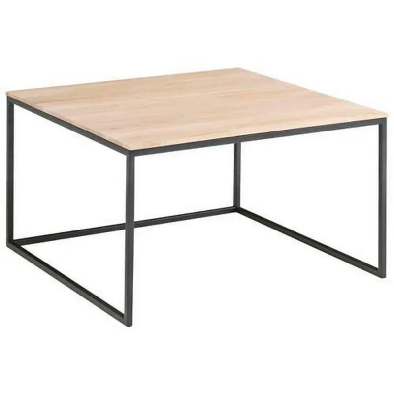 Couchtisch in Holz, Metall 70/70/42 cm