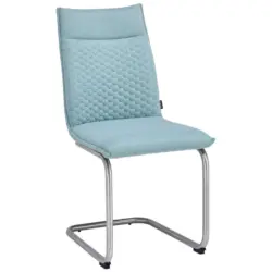 Schwingstuhl in Edelstahl Mikrofaser