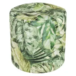 Hocker in Textil Multicolor