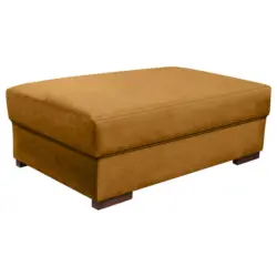 Hocker in Textil Gelb