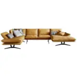 XXXLutz Lauterach - Ihr Möbelhaus bei Bregenz Wohnlandschaft in Echtleder Currygelb