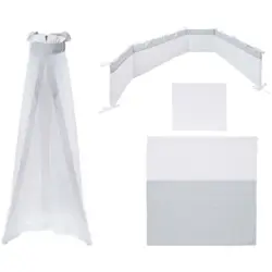 Wiegenset White Stars