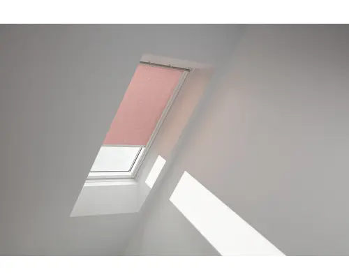 VELUX Sichtschutzrollo rosenholz uni manuell Rahmen aluminium RFL U31 4168S