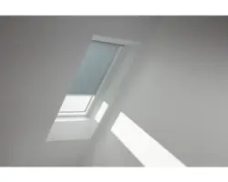 VELUX Sichtschutzrollo blaugrau uni manuell Rahmen aluminium RFL CK02 4170S