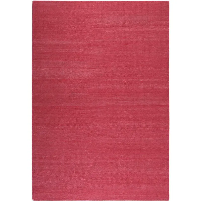 Handwebteppich Dunkelrosa Rainbow Kelim