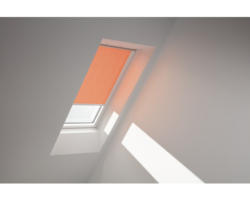 VELUX Sichtschutzrollo orange uni manuell Rahmen weiß RFL PK06 4164SWL