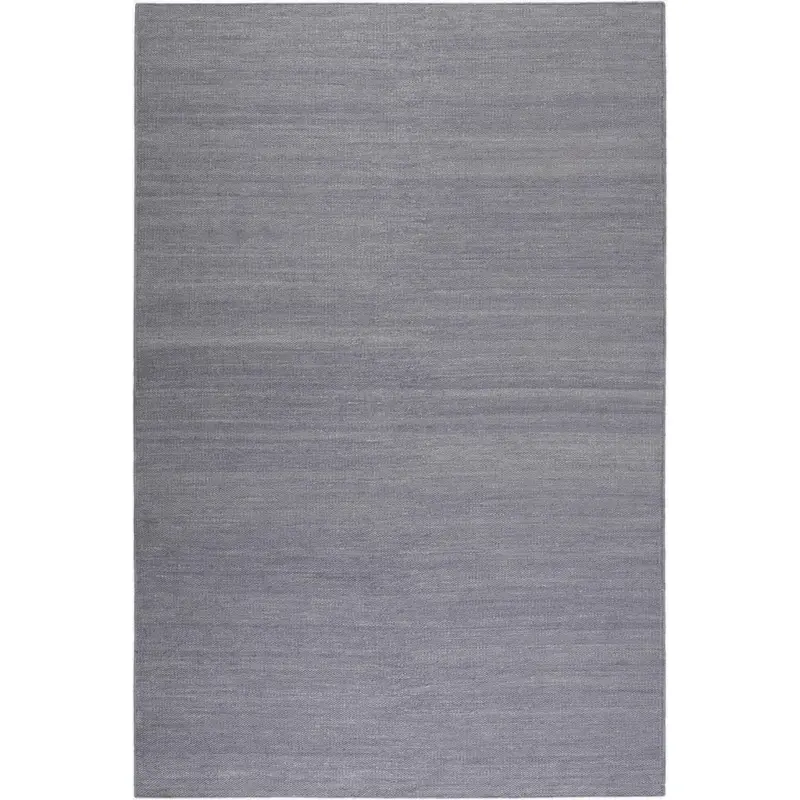 Handwebteppich Grau Baumwolle Rainbow Kelim