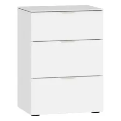 Nachtkästchen in Weiß