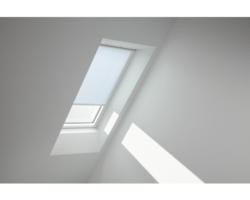 VELUX Sichtschutzrollo himmelblau uni manuell Rahmen aluminium RFL P04 4166S