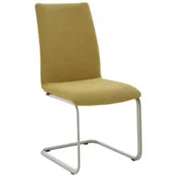 Schwingstuhl in Stahl Webstoff