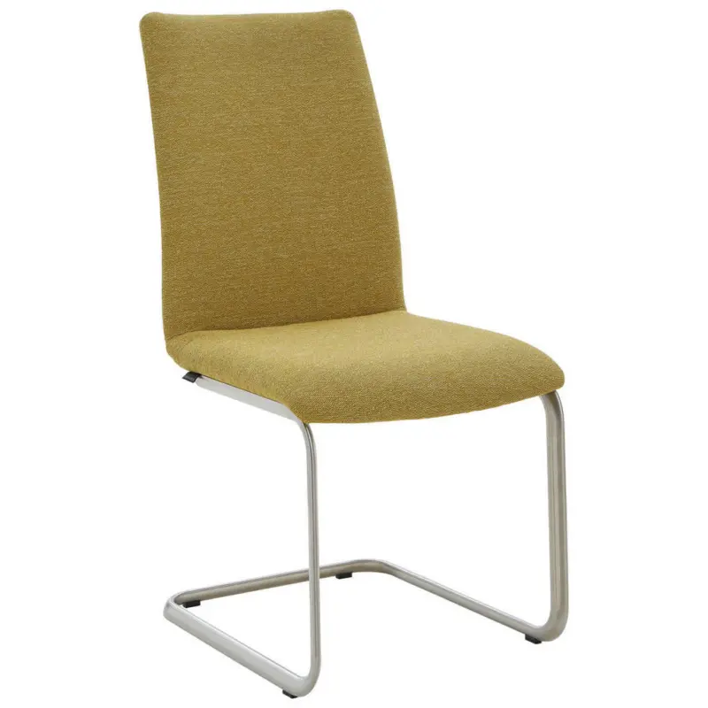 Schwingstuhl in Stahl Webstoff