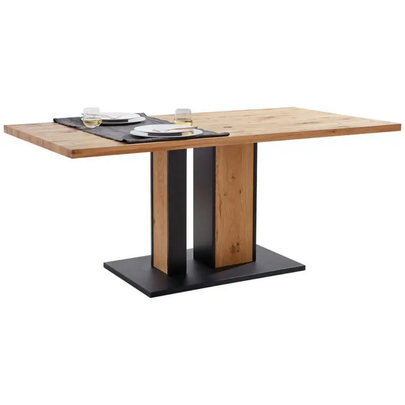 Esstisch in Holz, Metall 180/90/76 cm