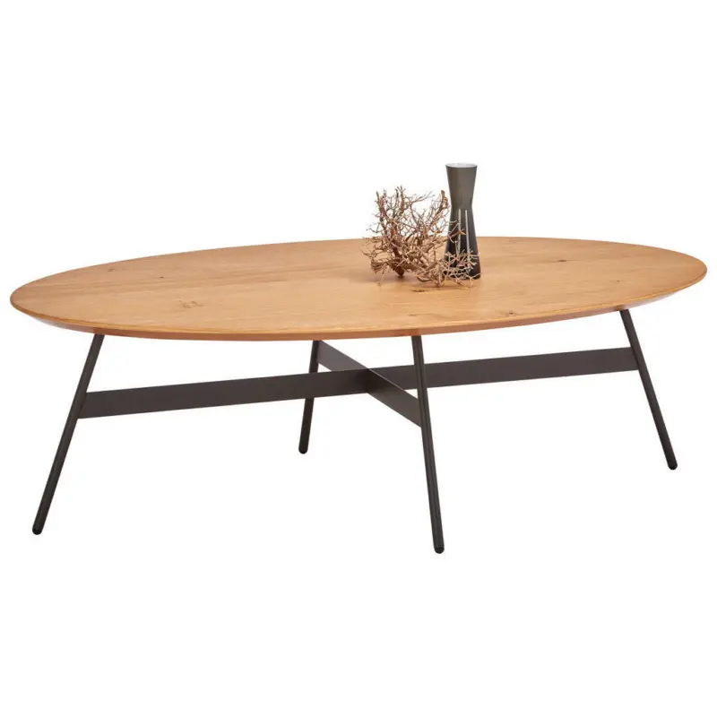 Couchtisch in Holz, Metall 116/70/35 cm