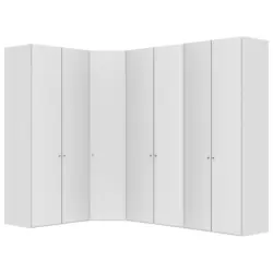 Eckkleiderschrank 196/236/296 cm