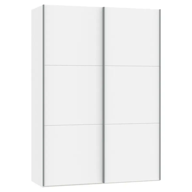 Schwebetürenschrank in Weiß