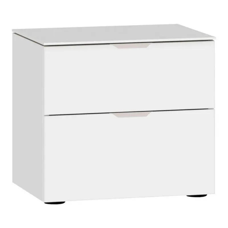 Nachtkästchen in Weiß