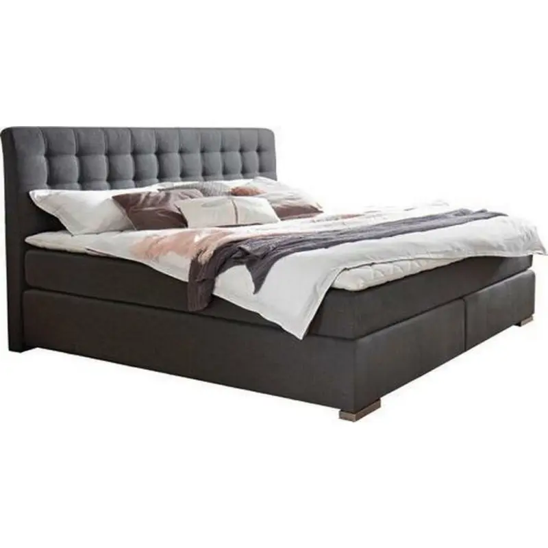 Boxspringbett 180/200 cm in Anthrazit