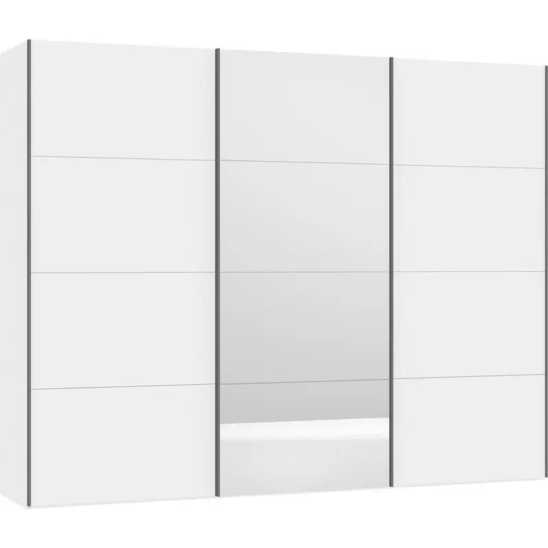 Schwebet&uuml;renschrank in Wei&szlig;