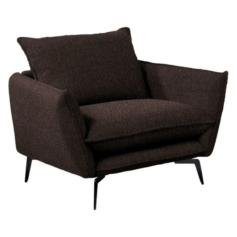 Sessel in Webstoff Braun